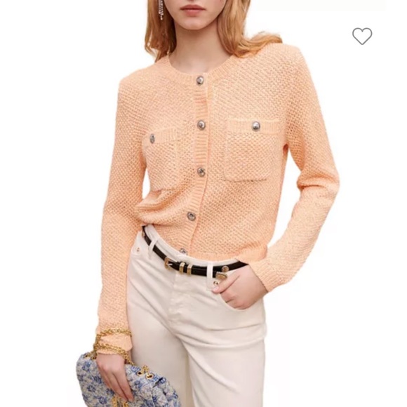 Maje Marguette Knit Cardigan size 2 - Picture 3 of 8